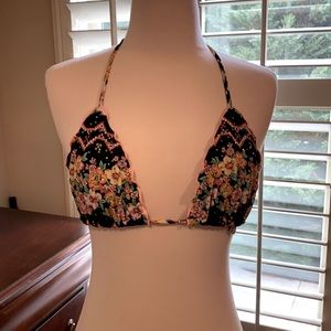 Luli Fama beaded bikini top M